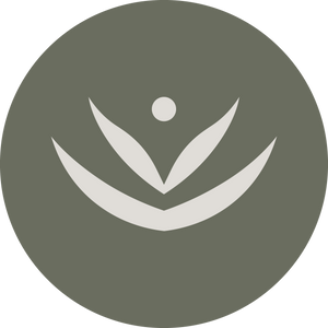 Off white impossibly you logo in a green circle.