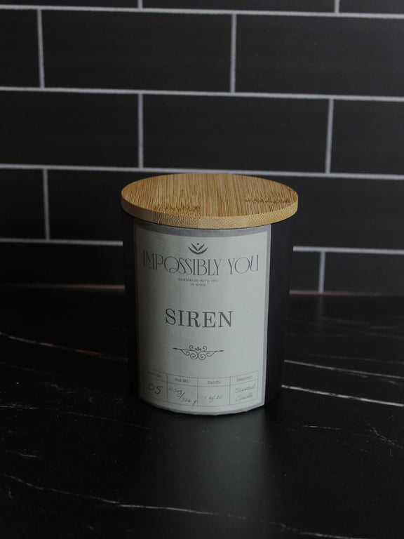 Impossibly You siren scented toy wax candle