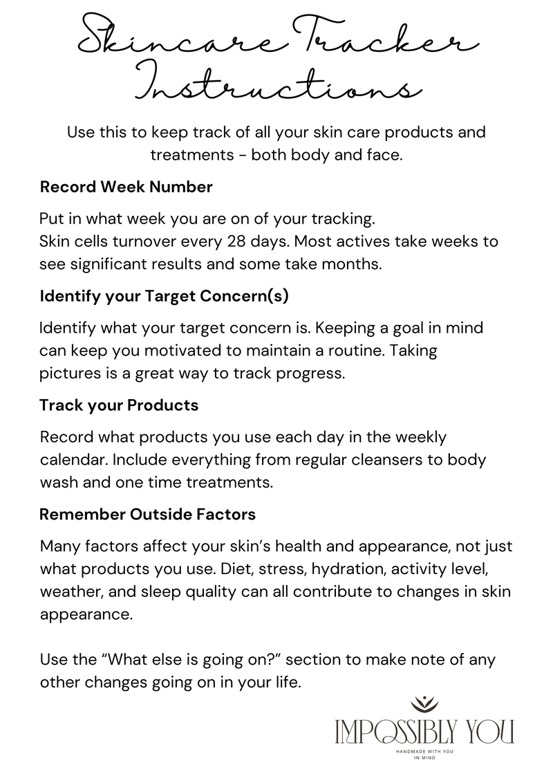 Skincare Tracker